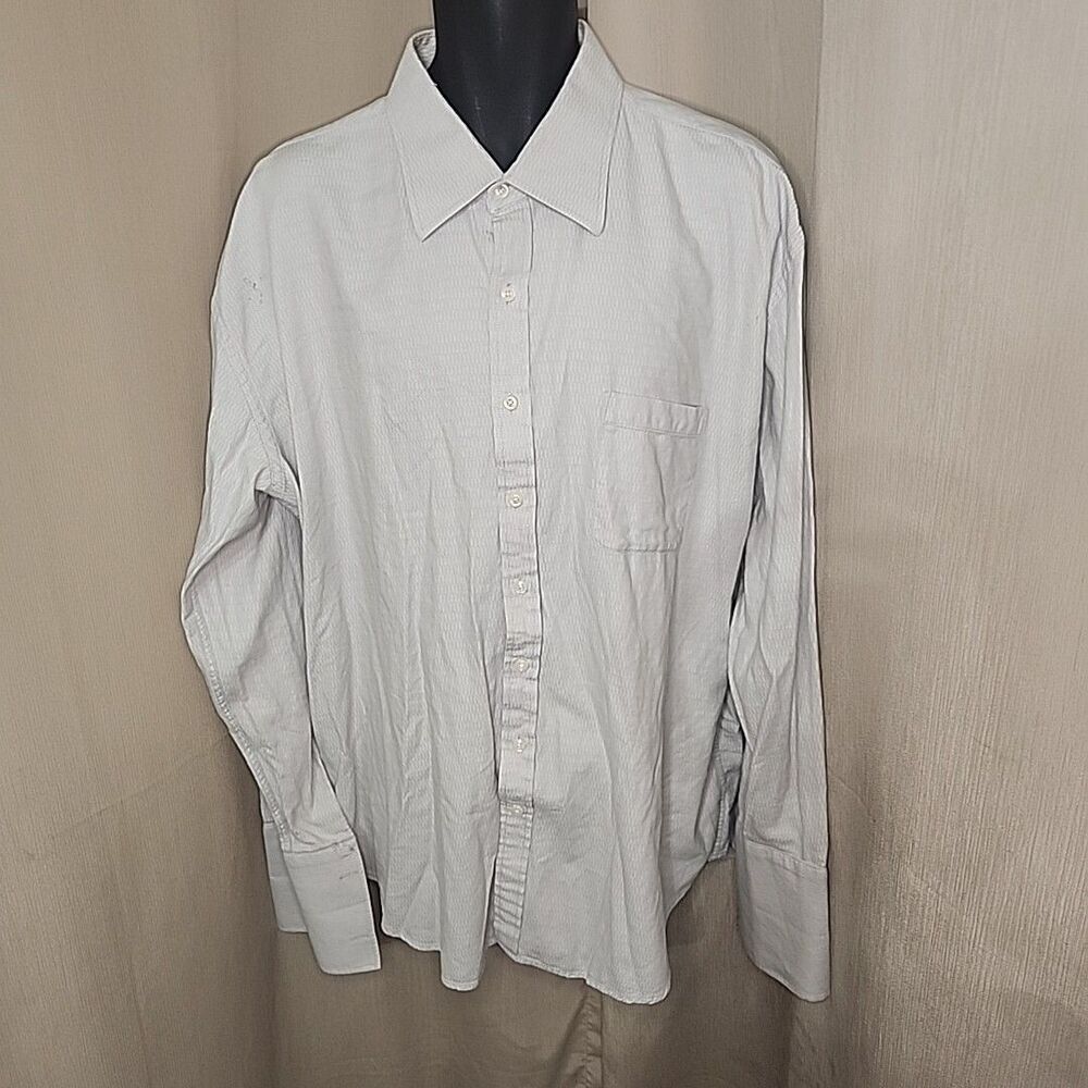 Shirt Steve Harvey Celebrity Edition Suit Mens Big 18 1/2 36/37 French Cuff